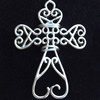 Pendant, Zinc Alloy Jewelry Findings, Lead-free, 27x37mm, Sold by Bag