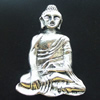 Cabochons, Zinc Alloy Jewelry Findings, Lead-free, 21x31mm, Sold by Bag