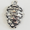 Pendant, Zinc Alloy Jewelry Findings, Lead-free, 13x23mm, Sold by Bag