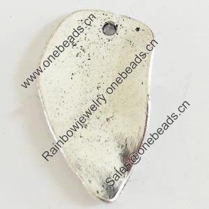 Pendant, Zinc Alloy Jewelry Findings, Lead-free, 13x23mm, Sold by Bag
