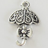 Pendant, Zinc Alloy Jewelry Findings, Lead-free, 13x20mm, Sold by Bag