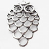 Pendant, Zinc Alloy Jewelry Findings, Lead-free, 28x43mm, Sold by Bag