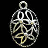 Pendant, Zinc Alloy Jewelry Findings, Lead-free, 15x24mm, Sold by Bag