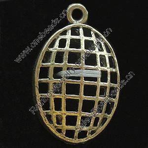 Pendant, Zinc Alloy Jewelry Findings, Lead-free, 17x28mm, Sold by Bag