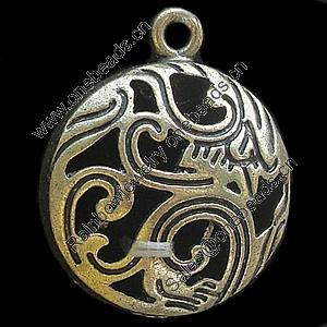 Pendant, Zinc Alloy Jewelry Findings, Lead-free, 20x25mm, Sold by Bag