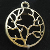 Pendant, Zinc Alloy Jewelry Findings, Lead-free, 24x28mm, Sold by Bag