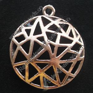 Pendant, Zinc Alloy Jewelry Findings, Lead-free, 26x28mm, Sold by Bag