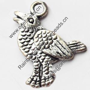 Pendant, Zinc Alloy Jewelry Findings, Lead-free, 16x21mm, Sold by Bag