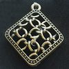 Pendant, Zinc Alloy Jewelry Findings, Lead-free, 26x30mm, Sold by Bag