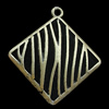 Pendant, Zinc Alloy Jewelry Findings, Lead-free, 29x32mm, Sold by Bag