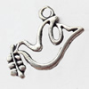 Pendant, Zinc Alloy Jewelry Findings, Lead-free, 20x15mm, Sold by Bag