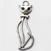 Pendant, Zinc Alloy Jewelry Findings, Lead-free, 10x33mm, Sold by Bag