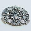 Pendant, Zinc Alloy Jewelry Findings, Lead-free, 66x55mm, Sold by Bag