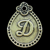 Pendant, Zinc Alloy Jewelry Findings, Lead-free, 21x28mm, Sold by Bag