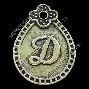 Pendant, Zinc Alloy Jewelry Findings, Lead-free, 21x28mm, Sold by Bag