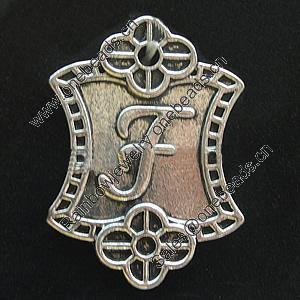 Pendant, Zinc Alloy Jewelry Findings, Lead-free, 21x29mm, Sold by Bag
