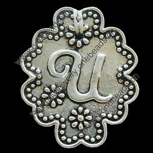 Pendant, Zinc Alloy Jewelry Findings, Lead-free, 23x28mm, Sold by Bag