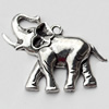 Pendant, Zinc Alloy Jewelry Findings, Lead-free, elephant, 38x32mm, Sold by Bag