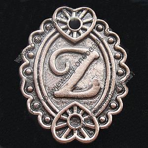 Pendant, Zinc Alloy Jewelry Findings, Lead-free, 21x28mm, Sold by Bag