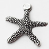 Pendant, Zinc Alloy Jewelry Findings, Lead-free, 19x20mm, Sold by Bag