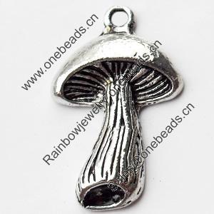 Pendant, Zinc Alloy Jewelry Findings, Lead-free, 17x28mm, Sold by Bag