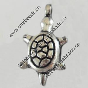 Pendant, Zinc Alloy Jewelry Findings, Lead-free, 13x22mm, Sold by Bag