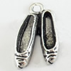 Pendant, Zinc Alloy Jewelry Findings, Lead-free, 12x22mm, Sold by Bag