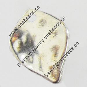 Pendant, Zinc Alloy Jewelry Findings, Lead-free, 12x16mm, Sold by Bag
