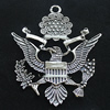 Pendant, Zinc Alloy Jewelry Findings, Lead-free, 32x40mm, Sold by Bag