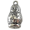 Pendant, Zinc Alloy Jewelry Findings, Lead-free, 12x25mm, Sold by Bag