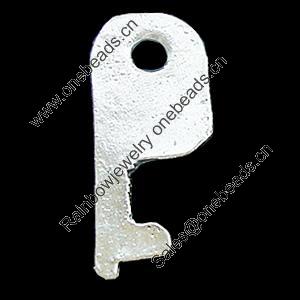 Pendant, Zinc Alloy Jewelry Findings, Lead-free, 19x47mm, Sold by Bag