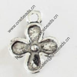 Pendant, Zinc Alloy Jewelry Findings, 11x14mm, Sold by Bag