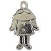 Pendant, Zinc Alloy Jewelry Findings, Lead-free, 16x28mm, Sold by Bag