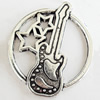 Pendant, Zinc Alloy Jewelry Findings, Lead-free, 30x35mm, Sold by Bag
