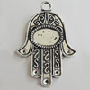 Pendant, Zinc Alloy Jewelry Findings, Lead-free, 25x36mm, Sold by Bag