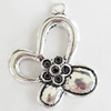 Pendant, Zinc Alloy Jewelry Findings, Lead-free, 27x26mm, Sold by Bag