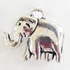 Pendant, Zinc Alloy Jewelry Findings, Lead-free, elephant, 20x18mm, Sold by Bag