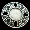 Zinc Alloy Cabochons Settings, Lead-free, Outside diameter:24mm, Interior diameter:11mm, Sold by Bag