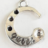 Pendant, Zinc Alloy Jewelry Findings, Lead-free, 20x25mm, Sold by Bag