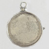 Zinc Alloy Pendant Settings, Lead-free, Outside diameter:29x39mm Inside diameter:27mm, Sold by Bag