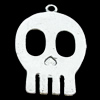 Pendant, Zinc Alloy Jewelry Findings, Lead-free, Skeleton 24x36mm, Sold by Bag