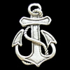 Pendant, Zinc Alloy Jewelry Findings, Lead-free, 13x20mm, Sold by Bag