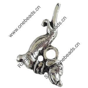 Pendant, Zinc Alloy Jewelry Findings, Lead-free, 11x20mm, Sold by Bag