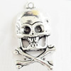 Pendant, Zinc Alloy Jewelry Findings, Lead-free, 17x37mm, Sold by Bag