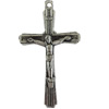 Pendant, Zinc Alloy Jewelry Findings, Lead-free, Cross, 25x43mm, Sold by Bag