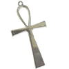 Pendant, Zinc Alloy Jewelry Findings, Lead-free, Cross, 29x56mm, Sold by Bag