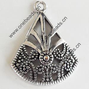 Pendant, Zinc Alloy Jewelry Findings, Lead-free, 20x25mm, Sold by Bag