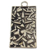 Pendant, Zinc Alloy Jewelry Findings, Lead-free, 15x30mm, Sold by Bag