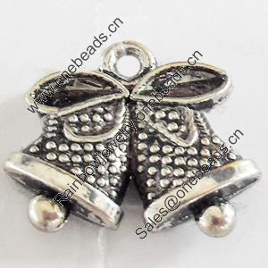 Pendant, Zinc Alloy Jewelry Findings, Lead-free, 16x15mm, Sold by Bag