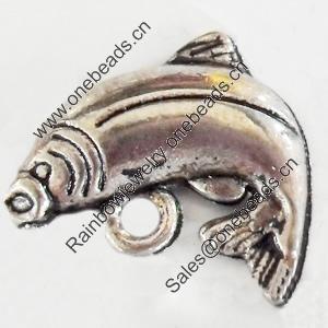 Pendant, Zinc Alloy Jewelry Findings, Lead-free, 15x13mm, Sold by Bag